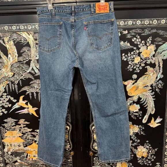 Levi’s 505 Regular Fit Jeans | Men’s 38x29 | Dark Wash - Picture 4 of 15